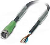 SAC-4P- 3,0-PVC/M 8FS Kabel czujnika/urządzenia wykonawczego