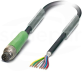 SAC-8P-M 8MS/10,0-PUR SH Kabel czujnika/urządzenia wykonawczego