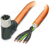SAC-5P- 3,0-PUR/M12FRK PE SH Kabel mocy