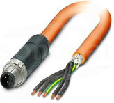 SAC-5P-M12MSK/10,0-PUR PE SH Kabel mocy