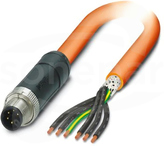 SAC-6P-M12MSM/ 3,0-PUR PE SH Kabel mocy