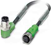 SAC-4P-M12MR/0,3-PVC/M12FS Kabel czujnika/urządzenia wykonawczego