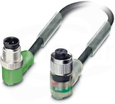 SAC-4P-M12MR/3,0-PVC/M12FR-3L Kabel czujnika/urządzenia wykonawczego