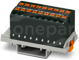 PTFIX 18X2,5-NS35 BK Blok rozdzielczy