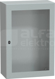 OBUDOWA SPACIAL 3D RAL7035 1200X800X400 DRZWI PRZEZROCZ metalowa