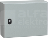OBUDOWA SPACIAL 3D Z PŁYTĄ 300x400x150 RAL7035 metalowa