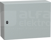 OBUDOWA SPACIAL 3D Z PŁYTĄ 600x800x300 RAL7035 metalowa