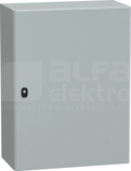 OBUDOWA SPACIAL 3D Z PŁYTĄ 800x600x300 RAL7035 metalowa