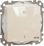 SEDNA DESIGN IP44 beżowy Łącznik 2-biegunowy