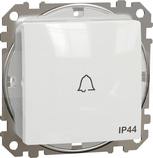 SEDNA DESIGN IP44 biały Przycisk dzwonek