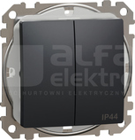 SEDNA DESIGN IP44 czarny antracyt Łącznik świecznikowy