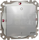 SEDNA DESIGN IP44 srebrne aluminium Łącznik 2-biegunowy
