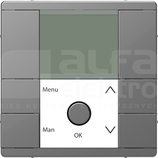 MERTEN SYSTEM DESIGN stalowy Moduł czasowy z wyświetlaczem