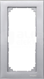 MERTEN M-PLAN aluminium Ramka 2-krotna b/przegr.
