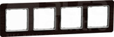 SEDNA ELEMENTS wenge Ramka 4-krotna