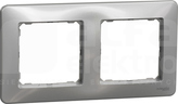 SEDNA DESIGN srebrne aluminium Ramka 2-krotna