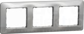 SEDNA DESIGN srebrne aluminium Ramka 3-krotna