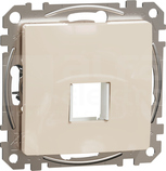 SEDNA DESIGN HDMI VGA RJ45 RJ11 beżowy Płytka centralna Keystone