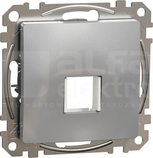SEDNA DESIGN HDMI VGA RJ45 RJ11 srebrne aluminium Płytka centralna Keystone