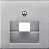 MERTEN M aluminium Płytka centralna gn.1xRJ45