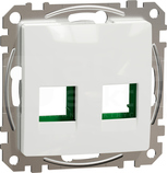 SEDNA DESIGN 5e-6 UTP Systimax biały Płytka centralna 2xRJ45