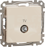 SEDNA DESIGN 10dB beżowy Gniazdo TV przelotowe