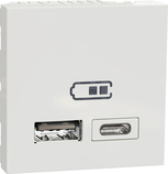 Nowa Unica NU301818 A+C 18W białe Gniazdo USB