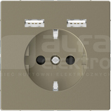 MERTEN SYSTEM D SCHUKO 2xUSB 2,4A piasek sahary Gniazdo z ładowarką USB