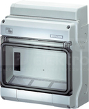 KV PC 9109 IP65 1x9-mod. Obudowa poliwęglan natynkowa