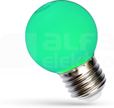 E27 230V 1,0W/zielony Źródło LED SPECTRUM kulka