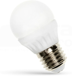 E27 230V 6,0W/NW 470lm Źródło LED SPECTRUM kulka (F)