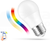 LED P45 5W E27 230V RGBW+CCT+DIM 520lm WiFi Spectrum SMART (F)