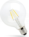 GLOBE 8W/830 E27 3000K 950lm przezr Źródło LED SPECTRUM FILAMENT (E)