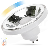 AR111 GU10 SMD 230V 10W BIAŁY 30st CCT+DIM Wi-Fi Źródło LED SMART