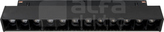 GRID S LED 12W/830 820lm 35D 48V IP20 czarny System Shift 48V oprawa (F)