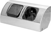 OR-AE-1302 1x230V Gniazdo meblowe z wyłącznikiem