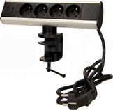 OR-AE-13103 4x2P+Z USBx2 1,8m Gniazdo meblowe z uchwytem montażowym