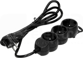 OR-AE-13145/B/3M H05VV-F 3X2P+Z 3m Przedłużacz