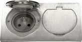OR-AE-1398 IP55 stal nierdzewna Gniazdo podwójne