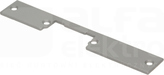OR-EZ-01 159mm niklowany Szyld prosty symetryczny krótki,