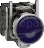 XB4BW36G5*KRYTY GUZIK N/O+N/ NIEBIESKI Przyc.podśw.z samo.powr.LED
