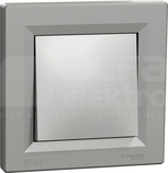 ASFORA IP44 aluminium Łącznik schodowy z ramką