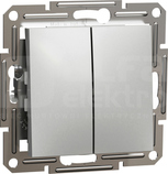 ASFORA aluminium Przycisk 2x