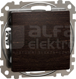 SEDNA ELEMENTS wenge Przycisk 1-biegunowy