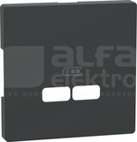 MERTEN M antracyt Płytka cent.gn.ład.USB