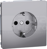 MERTEN D-LIFE SCHUKO 2P+Z stal nierdzewna Gniazdo sieciowe