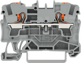 2204-1201 szary 4mm2 Złączka przelotowa 2-przewod