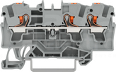 2204-1301 szary 4mm2 Złączka przelotowa 3-przewod