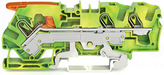 2106-1307 6mm2 żółto-zielony Złączka przelotowa