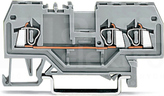 279-681 szara 1,5mm2 Złączka przelotowa 3-przew.